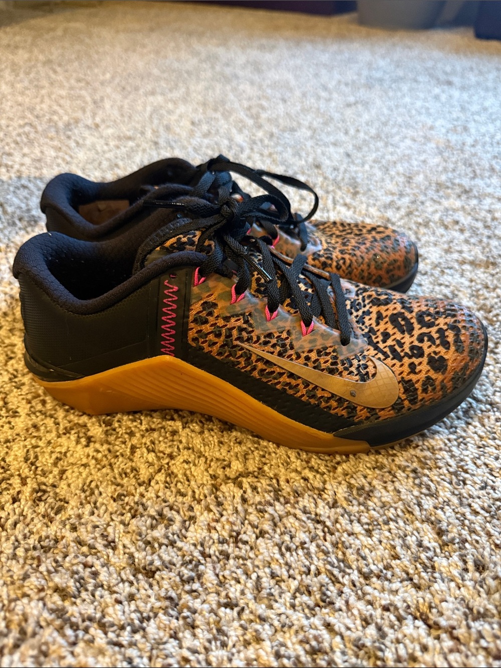 Rare Nike Metcon 6 Leopard athletic Shoes Sz 7